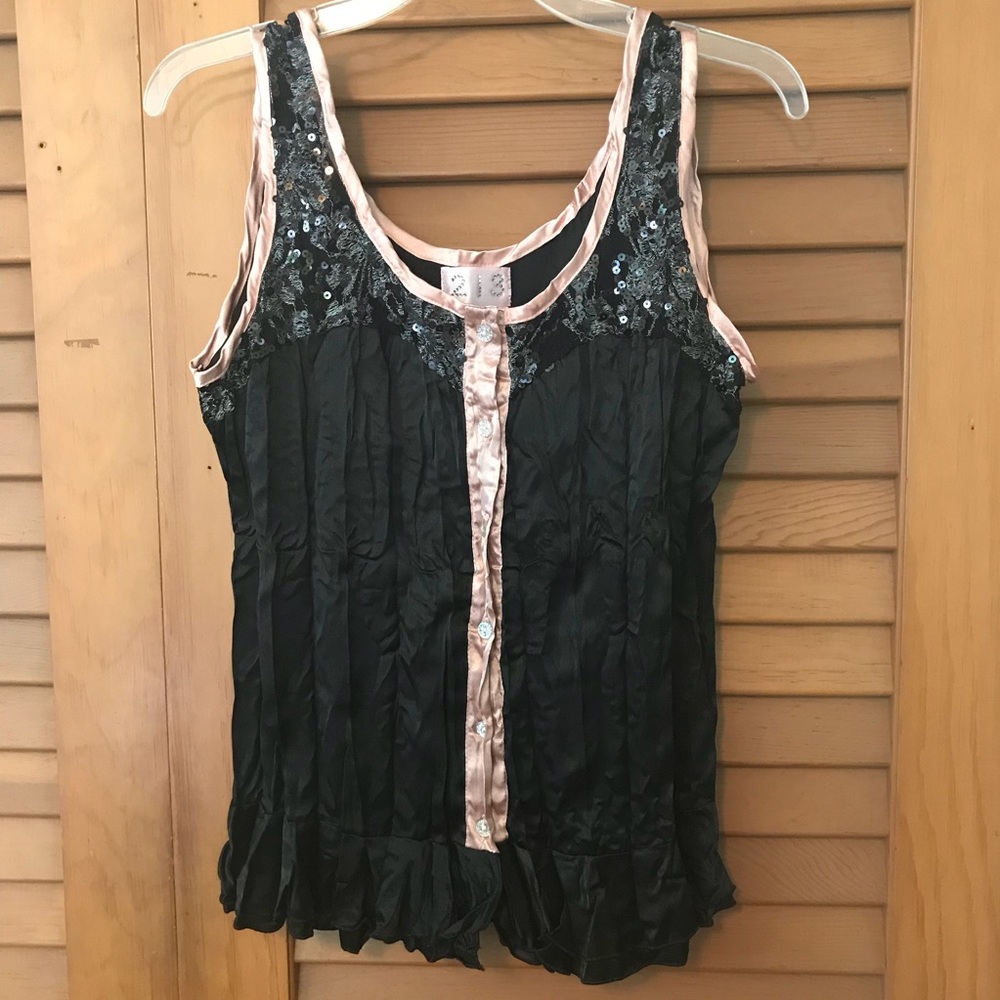 213 Sequin Sleeveless Top